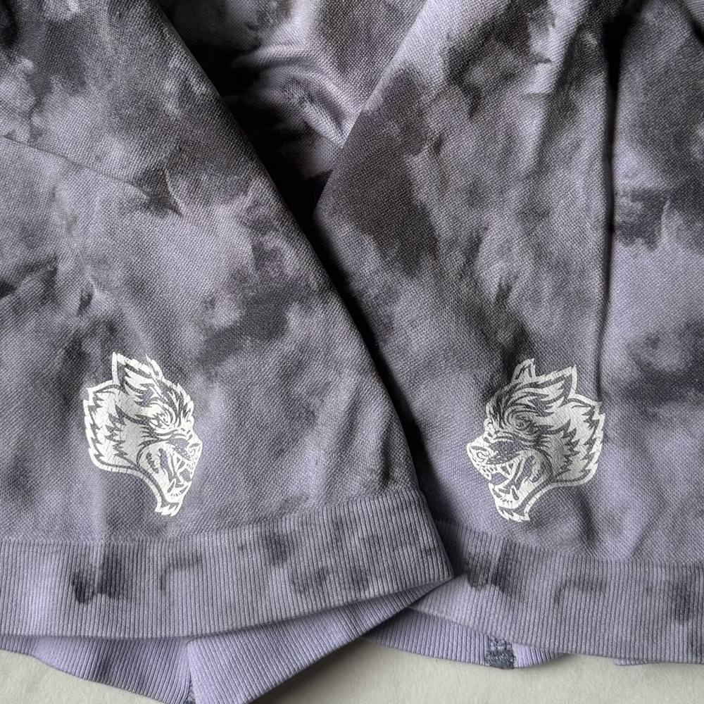 DARC SPORT IYKYK Everson Dual Wolf Purple Grey Marble shorts 162/500 size small - Picture 2 of 6